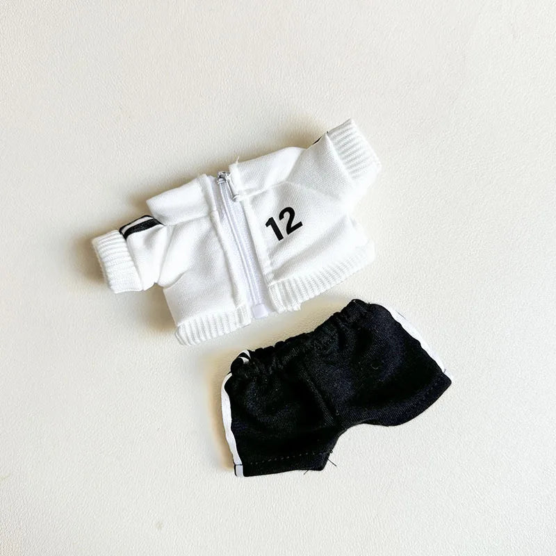 The Monster Labubu Outfit Sports Suit Canvas Shoes Hat