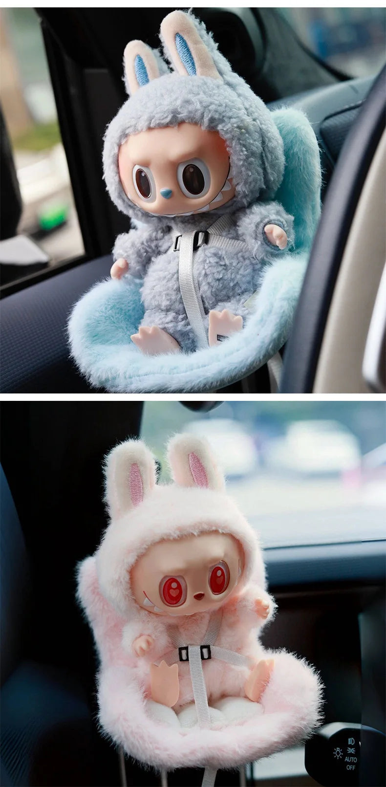 For Labubu Car Seat Decoration Suit for All Dolls Wihtin 18cm