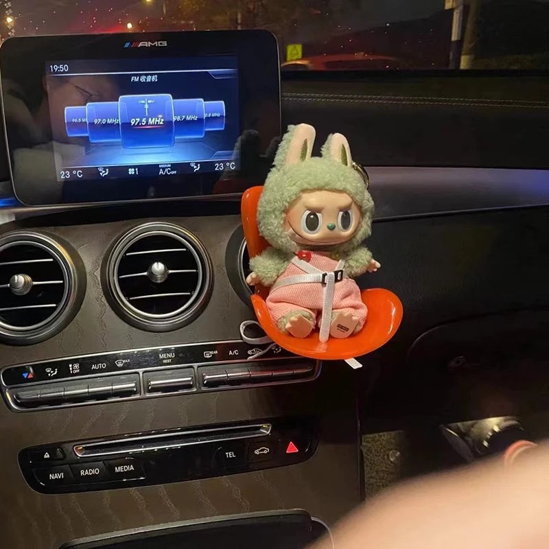 For Labubu Car Seat Decoration Suit for All Dolls Wihtin 18cm