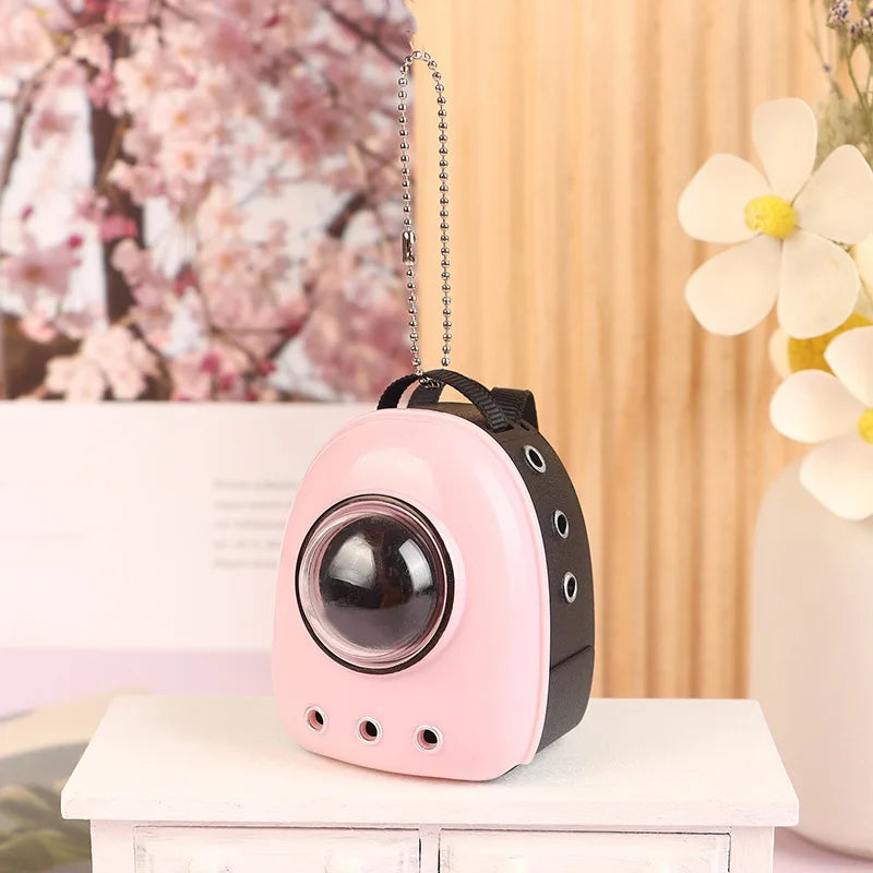 Labu bu Doll Canvas Backpack Simulation Pet Bag for 15/17cm Dolls