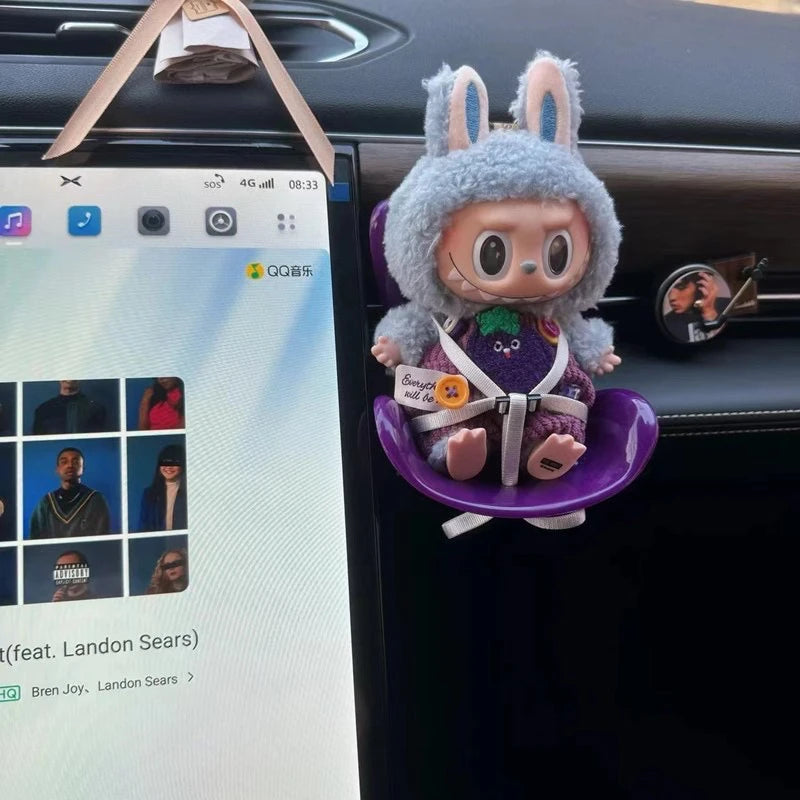 For Labubu Car Seat Decoration Suit for All Dolls Wihtin 18cm