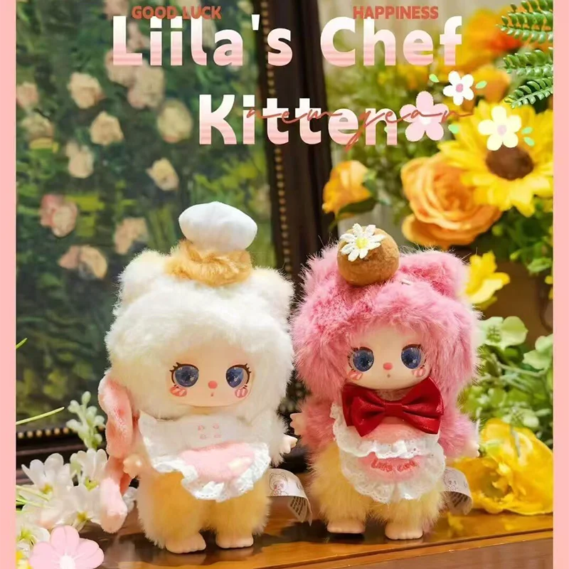 Liila's Lucky Cat V4 Sweet Treats Chef Kitten Series Plush Blind Box