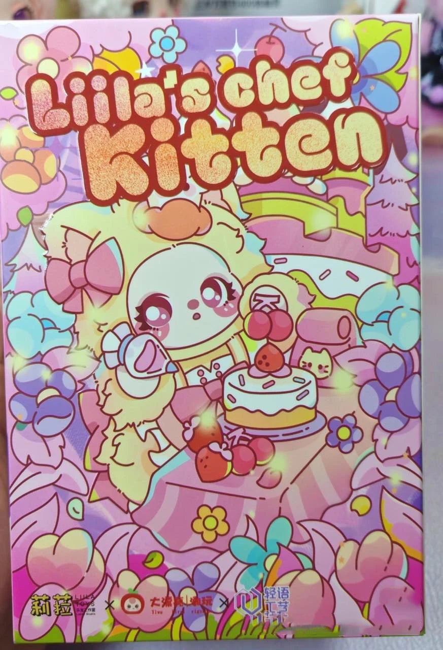 Liila's Lucky Cat V4 Sweet Treats Chef Kitten Series Plush Blind Box