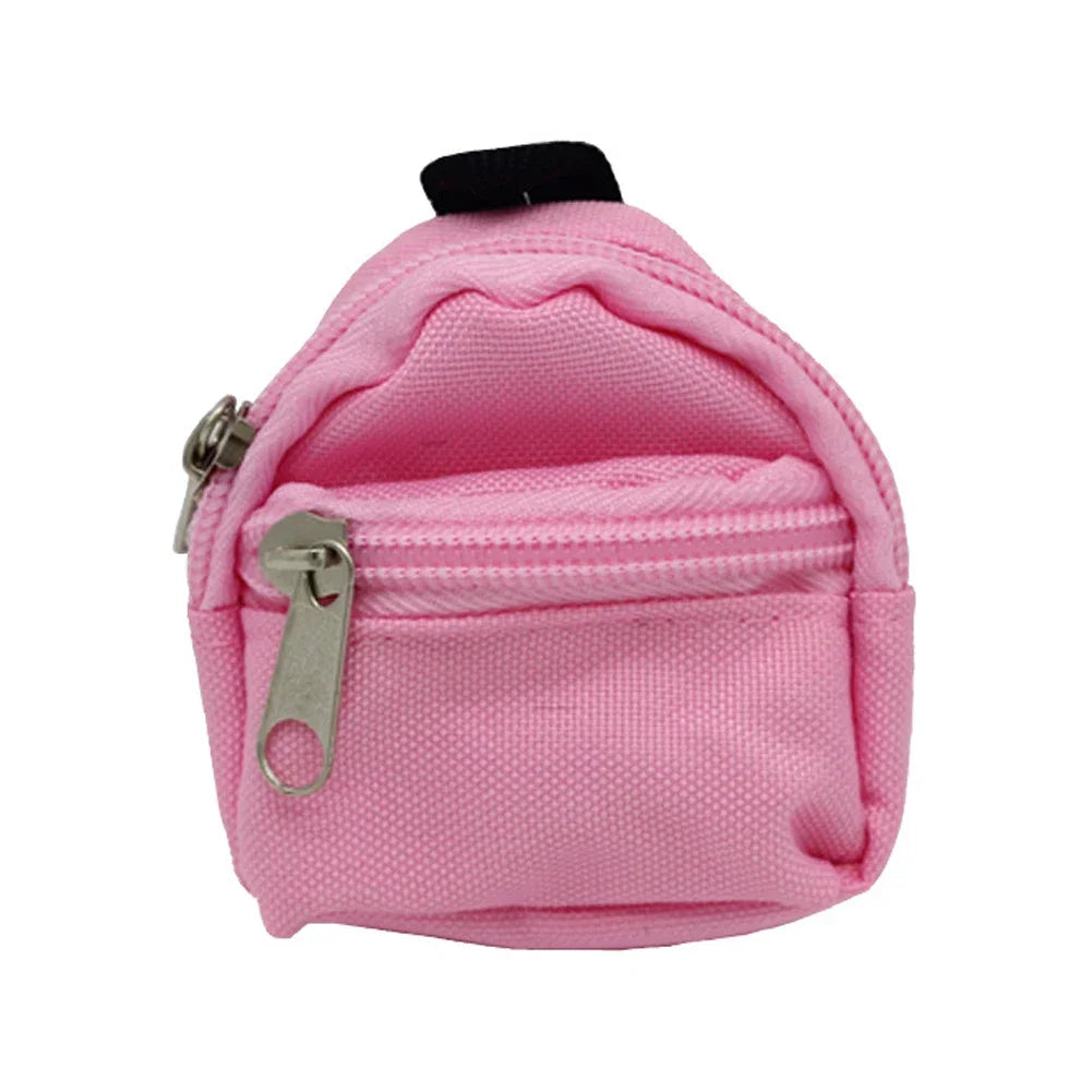 Labu bu Doll Canvas Backpack Simulation Pet Bag for 15/17cm Dolls