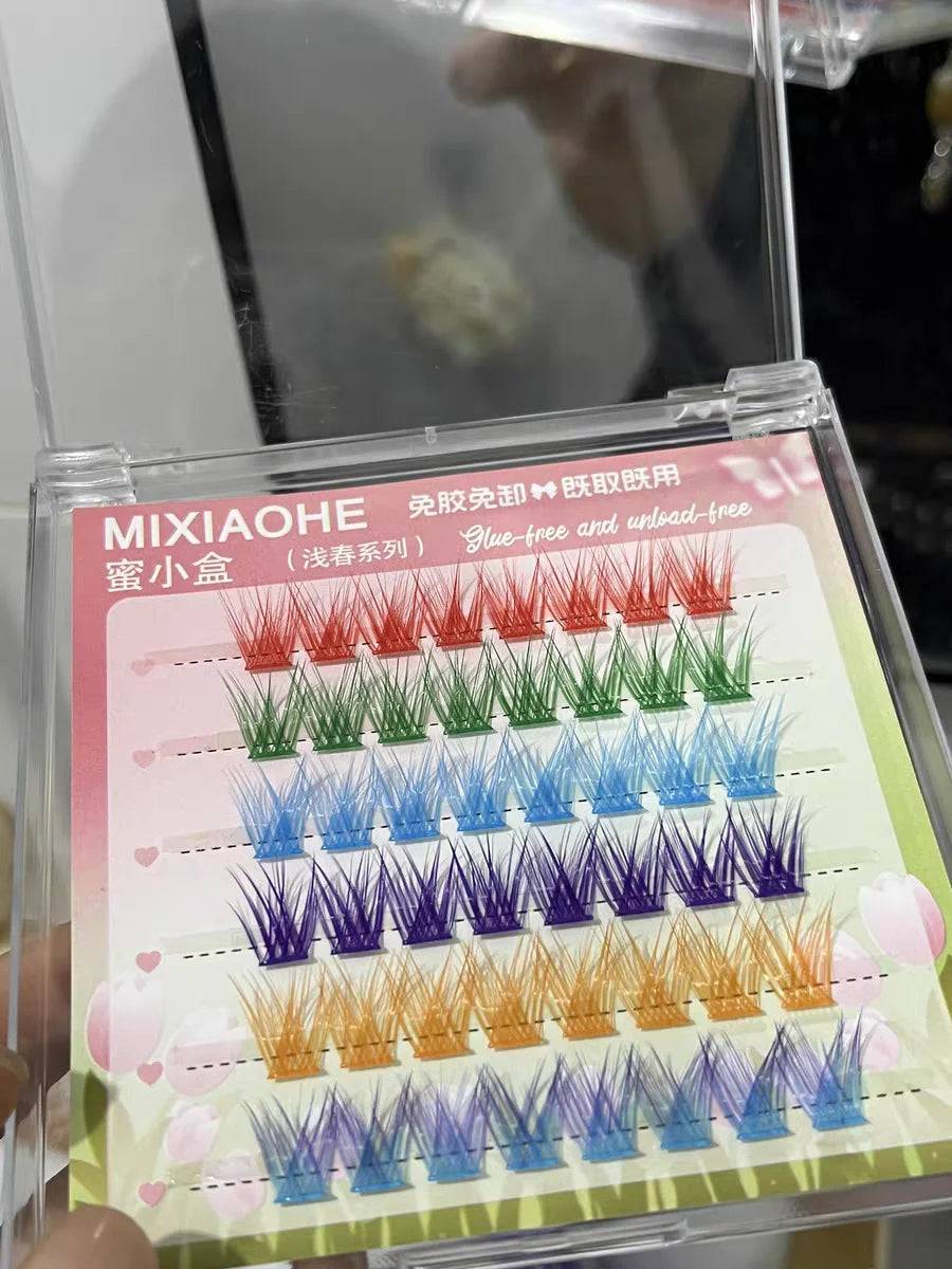 Labubu V1&V2 Eye Makeup Color False Eyelash Customization Gorgeous And Exquisite Eye Makeup Stickers Eyelash Stickers