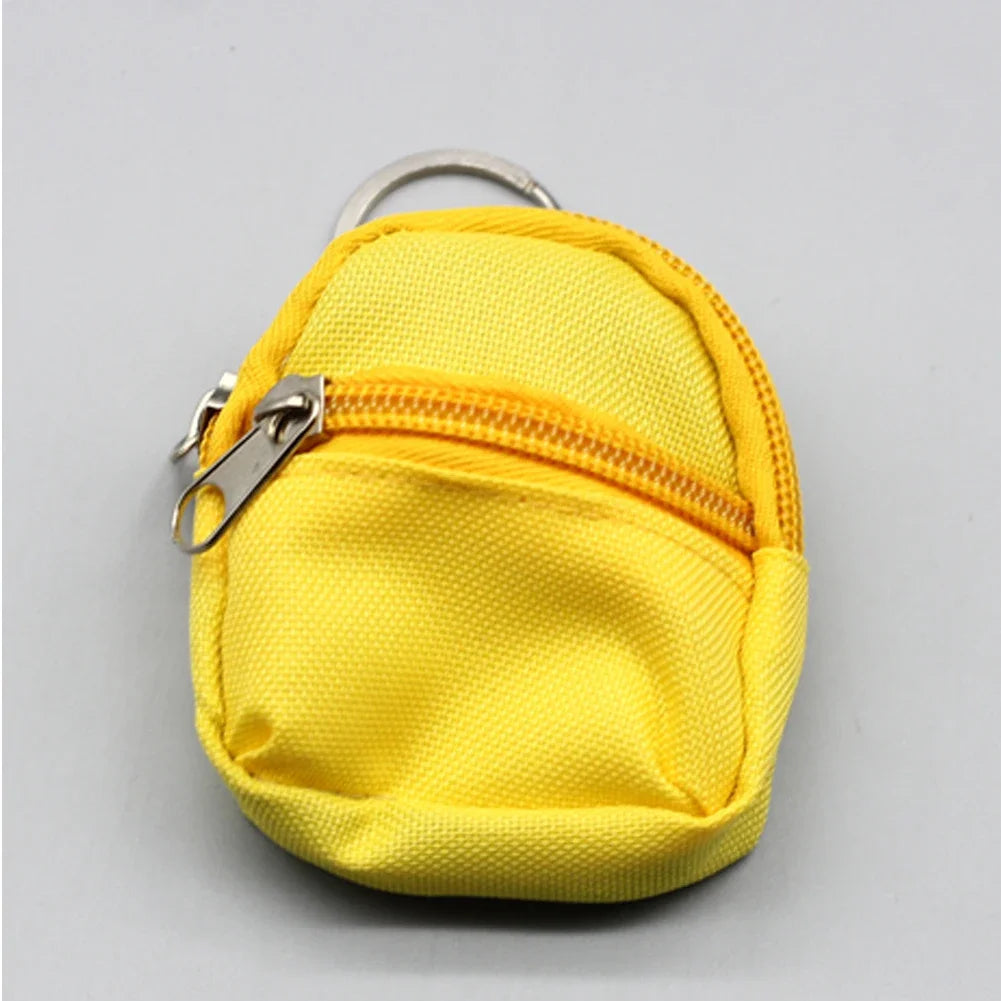 Labu bu Doll Canvas Backpack Simulation Pet Bag for 15/17cm Dolls