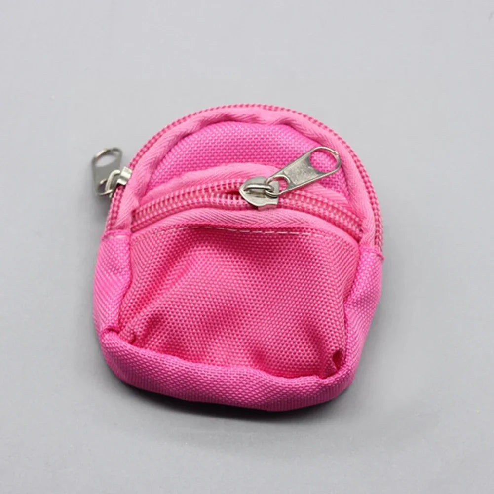 Labu bu Doll Canvas Backpack Simulation Pet Bag for 15/17cm Dolls