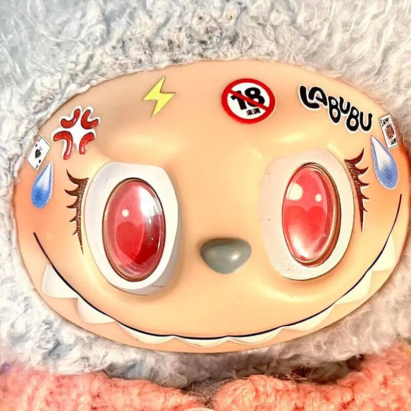 Labubu V1&V2 Eye Makeup Color False Eyelash Customization Gorgeous And Exquisite Eye Makeup Stickers Eyelash Stickers
