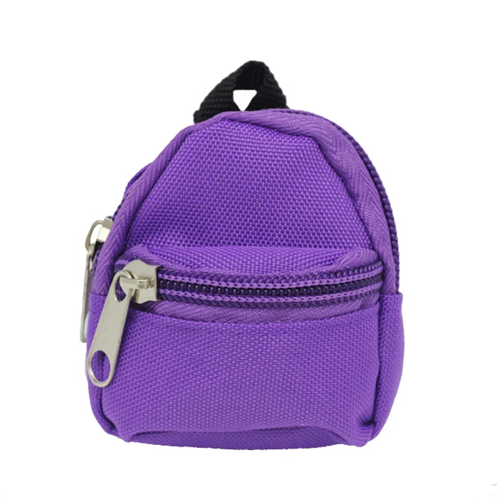 Labu bu Doll Canvas Backpack Simulation Pet Bag for 15/17cm Dolls