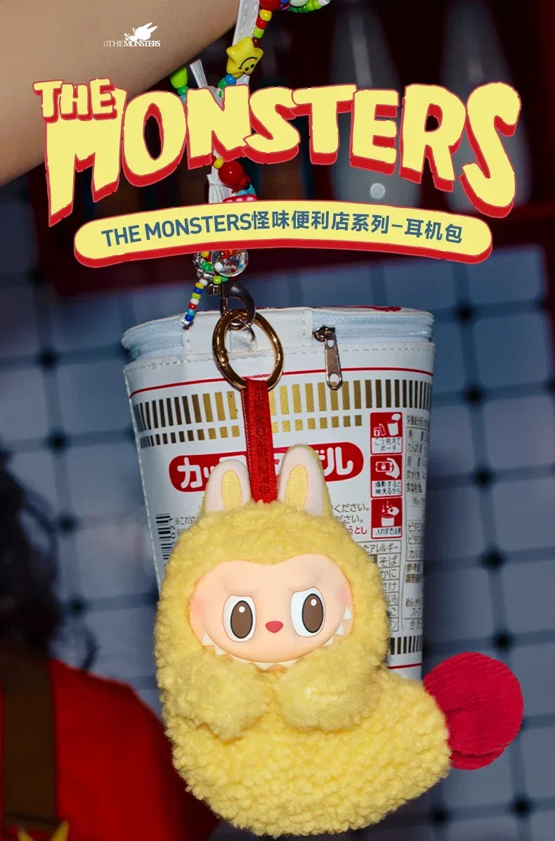 [Limited stock] Genuine THE MONSTERS WACKY MART series headphones bag toy doll
