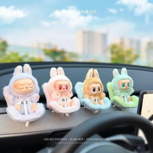 For Labubu Car Seat Decoration Suit for All Dolls Wihtin 18cm